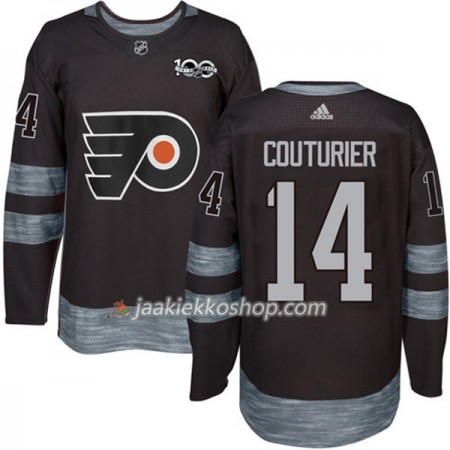 Miehille NHL Philadelphia Flyers Pelipaita Sean Couturier 14 1917-2017 100th Anniversary Adidas Musta Authentic
